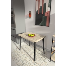 Vilinze Avanos Mdf Sabit Traverten Mutfak Masası - 60x90 Cm