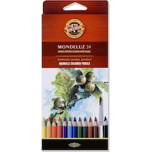 Koh-İ Noor Sulandırılabilir Boya Kalem Seti 24 Lü 3718