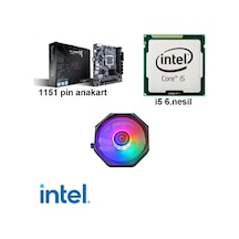 H110 1151 Pin Anakart I5 6.Nesil İşlemci Cpu Fan