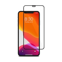 Bufalo Apple Uyumlu   iPhone 11 Pro Max Ekran Koruyucu 5D Temperli Cam Siyah