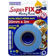 Süper Fix Çift Taraflı Montaj Bandı 20 Mm 3 Metre
