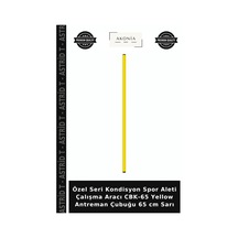 Özel Seri Kondisyon Spor Aleti Çalışma Aracı Cbk-65 Yellow Antreman Çubuğu 65 Cm Sarı