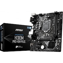 MSI H310M PRO-VDH PLUS Intel H310 2666 MHz DDR4 Soket 1151 mATX Anakart