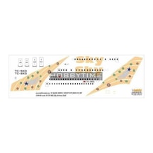 Babibi Dat01020 1/144 Ölçek, Sky Airlines,boeing 737-400, Gold, Dekal Çıkartma