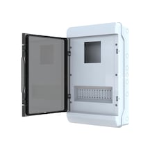 Sayaç Kutusu 15 Sigortalı Monofaze/trifaze Sıva Üstü Sayaç Kutusu Ip65 35.5 X 56 X 14.3 Cm Poli 017