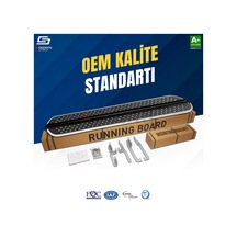 S-dizayn Volvo Xc90 Makyajlı Diamond Krom Yan Basamak 203 Cm 2024 Üzeri A+ Kalite