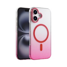 Apple İphone 16 Plus Glossy Magsafe Kapak - Pembe 0.2M-Çok Renkli