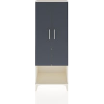 Arges Dolap 2 Raflı 2 Kapaklı Tek Askılı 60x30x163 Aytaşı-ant... Aytaşı