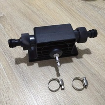 Chuangyinshop Black Heavy-duty Portable Matkap İle Çalışan Sıvı Transfer Pompası Dizel Yağ Su İçin