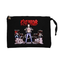 Kreator Terrible Certaint Siyah Clutch Cüzdan / El Çantası Siyah
