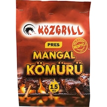 Közgrill Mangal Kömürü Pres 1,5 Kg 4 Adet