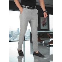 Deepsea Erkek Gri İtalyan Kesim Tüylenmez Likralı Spor Pantolon Esnek Kumaş Bilek Boy Boru Paça Klasik Pantolon 2502005 Gri Deepsea Erkek Gri İtalyan Kesim Tüylenmez Likralı Spor Pantolon Esnek Kumaş Bilek Boy Boru Paça Klasik Pantolon 2502005 Gri