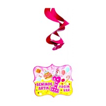 ORTA SÜS ASMALI BENİMDE 1 YAŞIM PEMBE PK:10