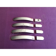 Woc Chrome Ford Fiesta Krom Kapı Kolu 2002-2008 4 Kapı Paslanmaz