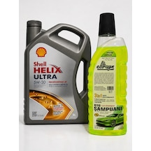 Shell Helix Ultra Pro Af 5W-30 Motor Yağı 7 L + Oto Şampuan 1000 ML