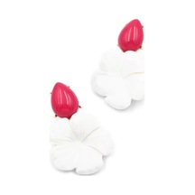 Çiçek Küpe - Beyaz Çok Renkli 34847417