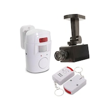 Hareket Sensörlü Caydırıcı Sahte Kamera Destekli Lorex Lr-ng300 Kumandalı Pır Ev Alarm Sistemi