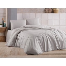 Çeyiz Diyarı Almond Çift Kişilik Nevresim Takımı Gri