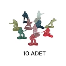 10 Adet Plastik Asker