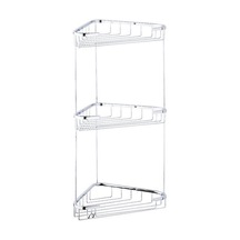 Duvara Monte Ömür Boyu Paslanmaz Banyo Rafı Krom