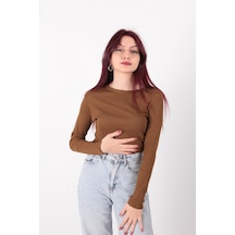 Busem W0010820 Kadın Bluz Kahve