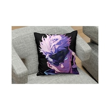 Jujutsu Kaisen Gojo Desenli Kare Yastık Kılıfı Çok Renkli