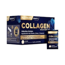 Collagen Gold Quality Takviye Edici Gıda, Hidrolize Kolajen, Hyaluronik Asit, Biotin, Çinko, C Vitamini, 11 G X 30 Sa