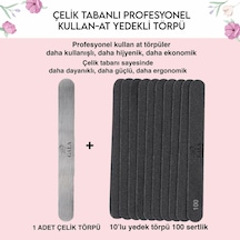 Gala Düz Çelik Taban + Yedek 10'lu 100 Sertlik