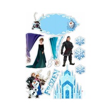 Frozen Yenilebilir Cupcake Ve Pasta Resim Baskı