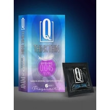 Q Think Thin Ekstra İnce Prezervatif 6'lı