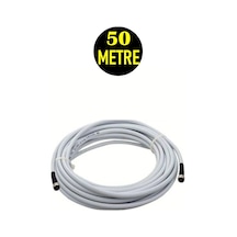 Usin RG6 U4 Full HD 3D 4K Anten TV Çanak Uydu LNB Kablosu 50 M