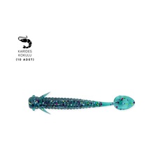 Silikon Kurt Yem - 1g 50mm - Fishack Wormix - 10 Adet - Blue