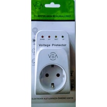 Xtechnx Vea Ve-25531 15a 3520w Akım Korumalı Priz Aşırı Yüksek Gerilim Koruyucu 000543