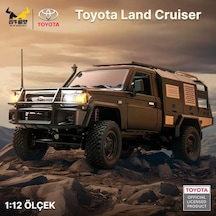Mn Model Mn82s 1/12 Supertourer Toyota Land Cruiser Lc79 4wd Rc Model Uzaktan Kumandalı Araba Crawler Offroad Truck Rtr Lisanslı Siyah+dahili Işık Seti