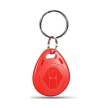 Manyetik Anahtarlık Rfid Keyfob Göstergeç Tag Kırmızı - 100 Adet