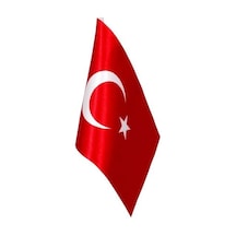 Türk Masa Bayrağı Direksiz - 10 Adet Tek Ebat