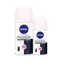 Nivea Invisible Clear For Black&White Kadın Roll-On Deodorant 50 ML + 25 ML