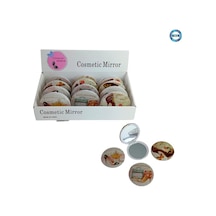 Trix Ekonomik Cep Aynası Krem Renk 24'li Paket