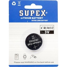Supex Cr3032 3 Volt Lityum Pil Tekli