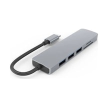 6-1 Apple Uyumlu MacBook Matebook Usb 3.0 Kart Okuyucu Hdmi Type-c Çevirici