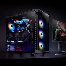 XPG Battlecruiser ARGB Tempered Glass USB 3.0 Mid Tower Kasa