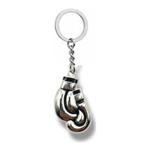 İkili Darbe 2 Li Boks Eldiveni Figürlü Unisex Metal Anahtarlık