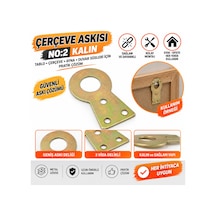 362 Çerçeve Askısı No:2 Kalın Gri - 923272340 Gri