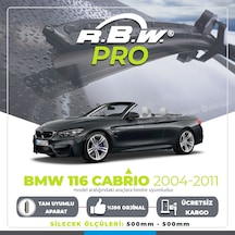 BMW 116 CABRIO E88 Muz Silecek Takımı (2008-2014) RBW PRO