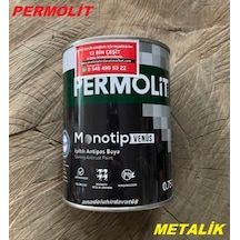 Permo Metalik Antik Bakır Renk Çelik Kapı Boyası Metal Ferforje Boyası 1kg