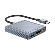 Büro Ev Ofis Cihazları İçin Usbc-3hub Displayport