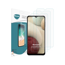 Microsonic Samsung Galaxy Uyumlu A02s Screen Protector Nano Glass Cam Ekran Koruyucu 3'lü Paket