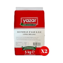 Yazar Bombay Fasulye 5 Kg X 2 Paket