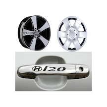 Hyundai I20 Kapı Kolu Jant Sticker Yapıştırma 8 Ad