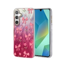Newface Samsung Galaxy A25 5g Kılıf Blade Aynalı Desenli Kapak - Desen 3 Pembe